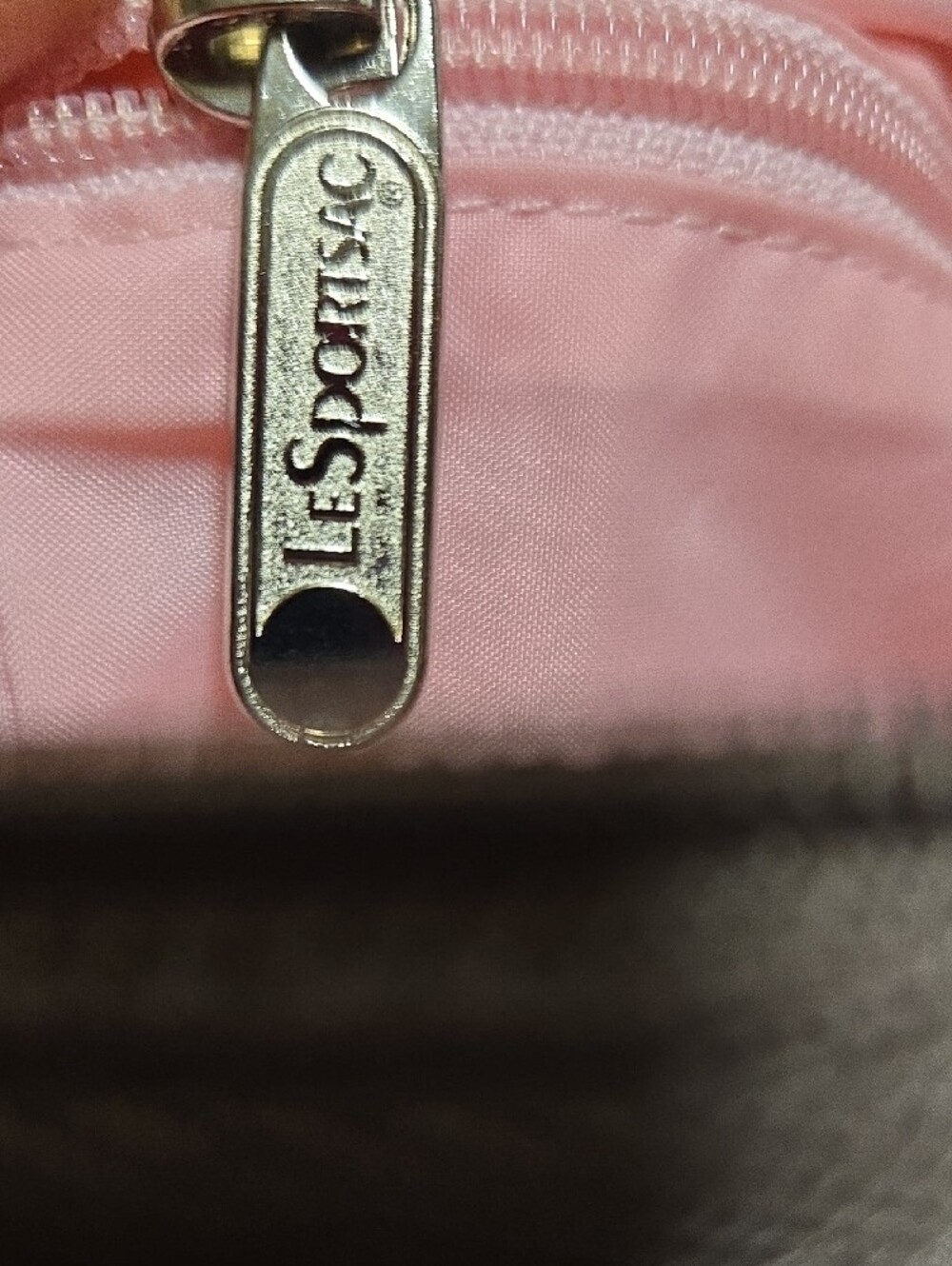 LeSportsac Taupe Floral Bag with Pink and Blue Accents - Picture 14 of 16